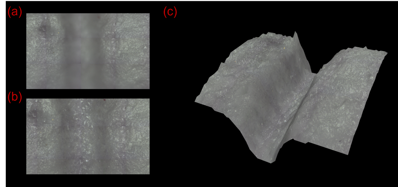 Topography surface image