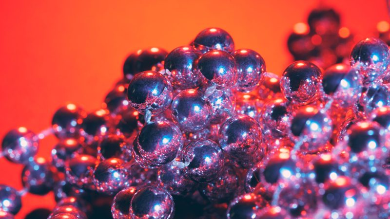 Close up of nano particles