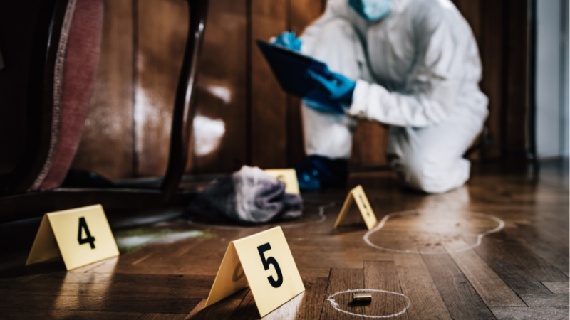 forensic crime scene